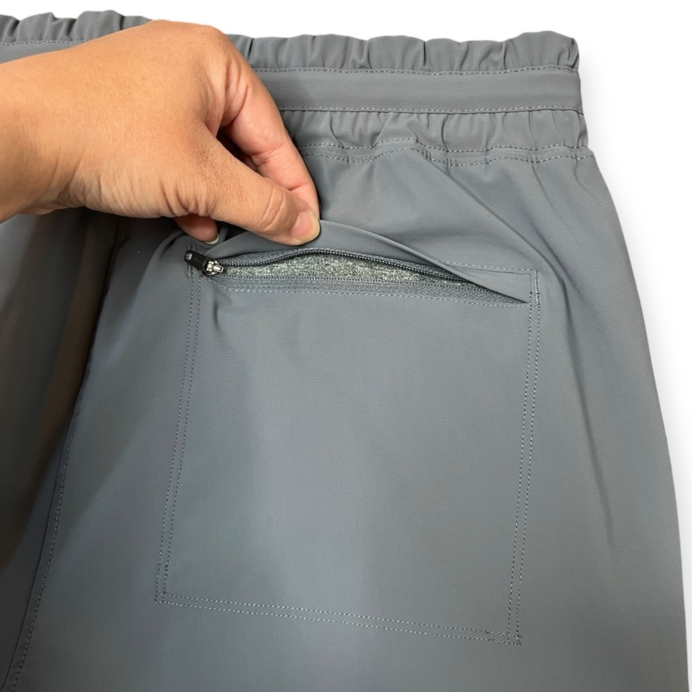 Vuori Miles Jogger Women’s Medium Blue Grey Adjustable Waist Ankle Pants - Picture 5 of 13